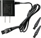 LinMei HQ8505 Power Cord for Philips QP6520 QP6530 MG7750 MG5750 3000 5000 6000 7000 9000 Series Electric Beard Trimmer, Shaver and Groomer