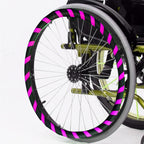 Wheelchair Push Rim Covers, 20/22/24Inch Wheelchair Push Rim Covers 1 Pair Non-Slip Wear-Resistant Hand Push Cover, Easy to Take of and Clean,01,22inch