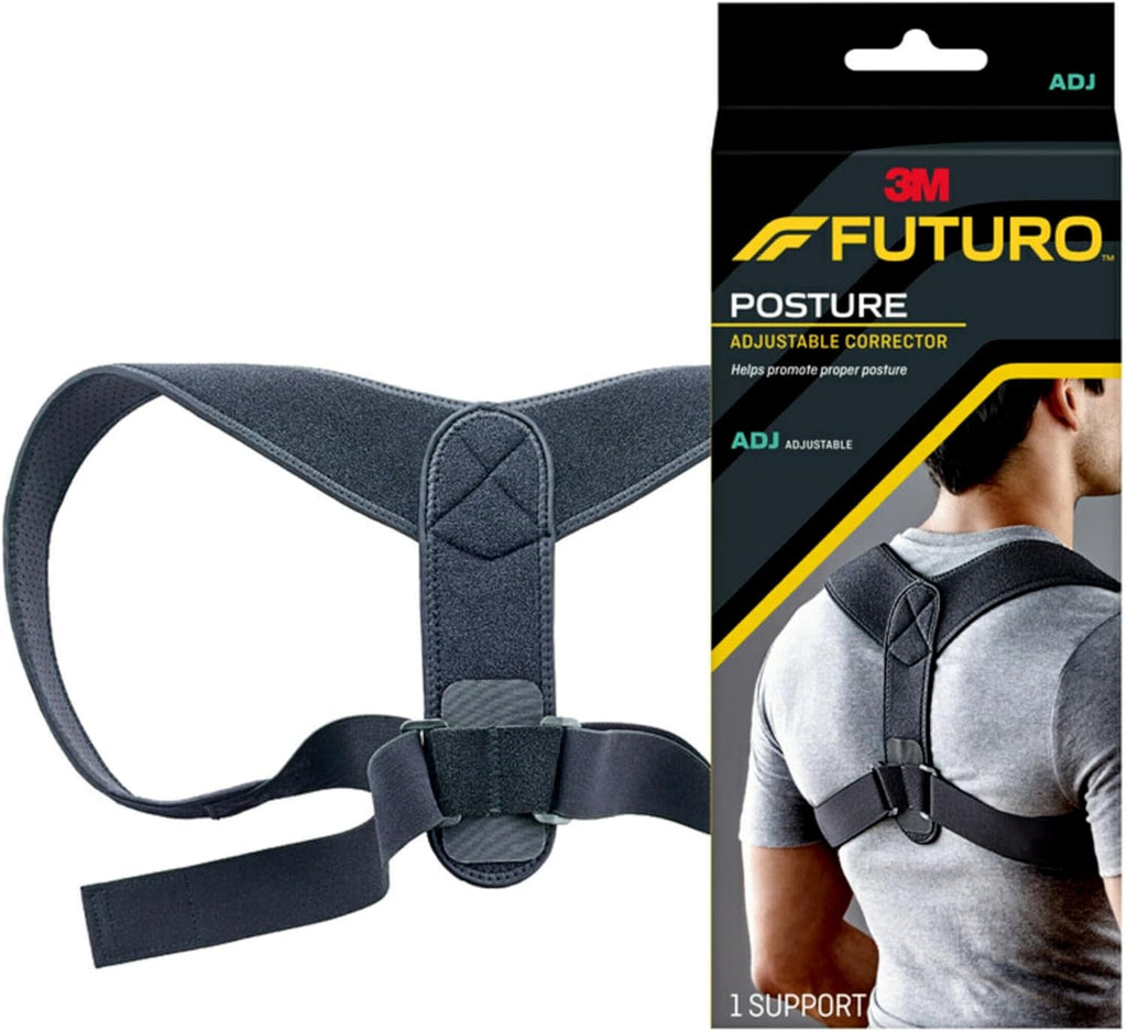FUTURO Posture Corrector, Fits Men and Women, Helps Promote Better Posture, Back Support, Doctor Developed, Adjustable