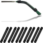 YR Soft Silicone Anti-Slip Eyeglasses Temple Tips Sleeve Retainer,5 pairs (Black)