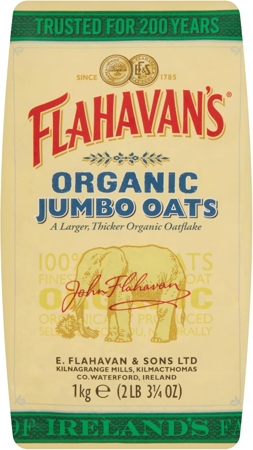 Flahavan's Irish Organic Jumbo Oats (1Kg)