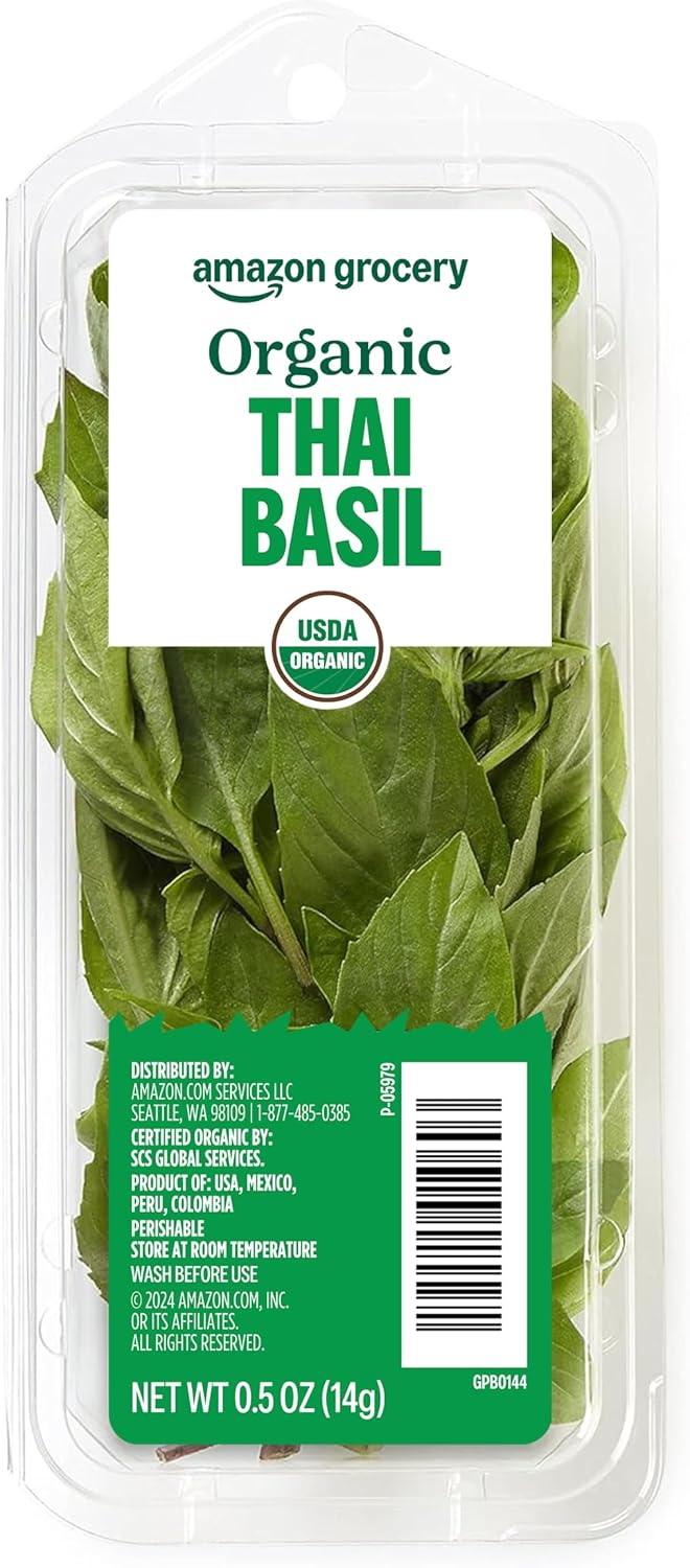 Amazon Grocery, Organic Thai Basil, 0.5 Oz
