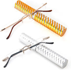 DXYXYO Mini Rimless Reading Glasses for Women Men, 2 Pack Slim Pocket Compact Metal Readers with Small Portable Case