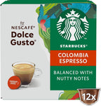 Nescafe Dolce Gusto Starbucks Colombia Espresso x 3 Boxes (36 Capsules) 36 Drinks
