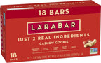 Larabar Cashew Cookie, Gluten Free Vegan Fruit & Nut Bars, 1.7 oz, 18 ct