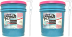 Ultra Fresh Platinum 5 Gallon Spring Fresh Scented Fabric Softener Liquid with Pump for Easy Dispensing for Up to 640 Laundry Loads (2 Pack)