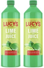 Lucy's Family Owned - 100% Lime Juice 32oz. Bottle (2 PACK)