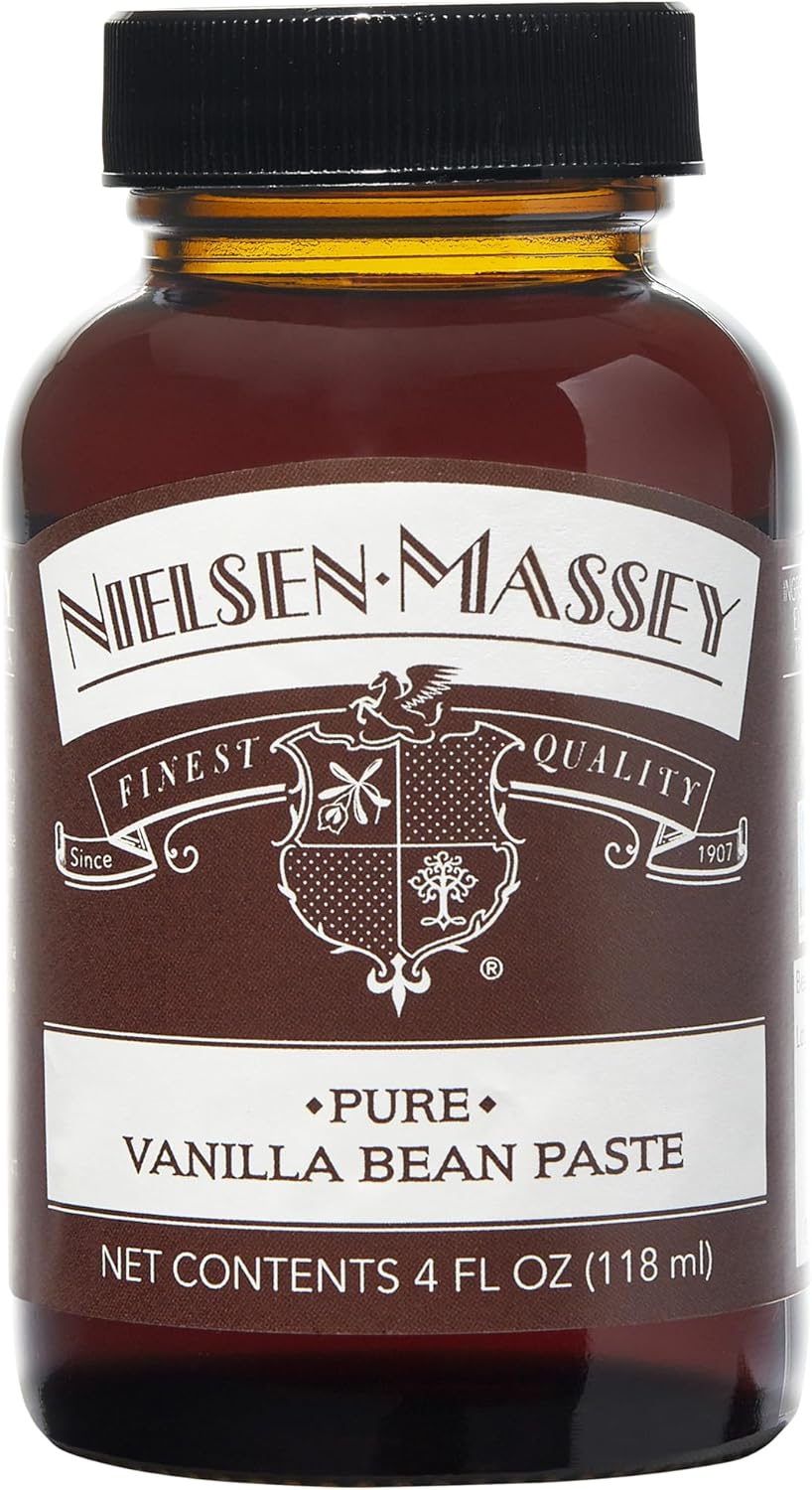 Nielsen-Massey Pure Vanilla Bean Paste for Baking and Cooking, 4 Ounce Jar