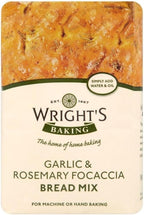 Wright's Garlic & Rosemary Focaccia Bread Mix (500g) - Pack of 6