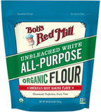Bob's Red Mill Organic All Purpose Unbleached Flour, 3 Pound (Pack of 1) - Non-GMO, Vegan, Unbromated, Unenriched