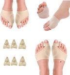 6 pack Orthopedic Bunion Splints & Corrector Pads | Gel Bunion Cushions for Women Big Toe Relief | Comfortable Bunion Socks & Pads | Effective Treatmedy Bunion Fix for Daily Wear