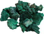 Apengshi Healing Crystals Natural Malachite Raw Stone 0.25lb Irregular Shape Repair Reiki Gems Protection Wicca Meditation Yoga Outdoor Indoor Home Decoration Say Fish Tank Fountain Jewelry Design