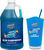 JOLLY RANCHER® Blue Raspberry Beverage Mix – Fruit Flavor Slushie Mix for Machine, 1/2 Gallon Bottle – Frozen Drink Concentrate, 5:1 Ratio for Slushie & Frozen Drink Machines