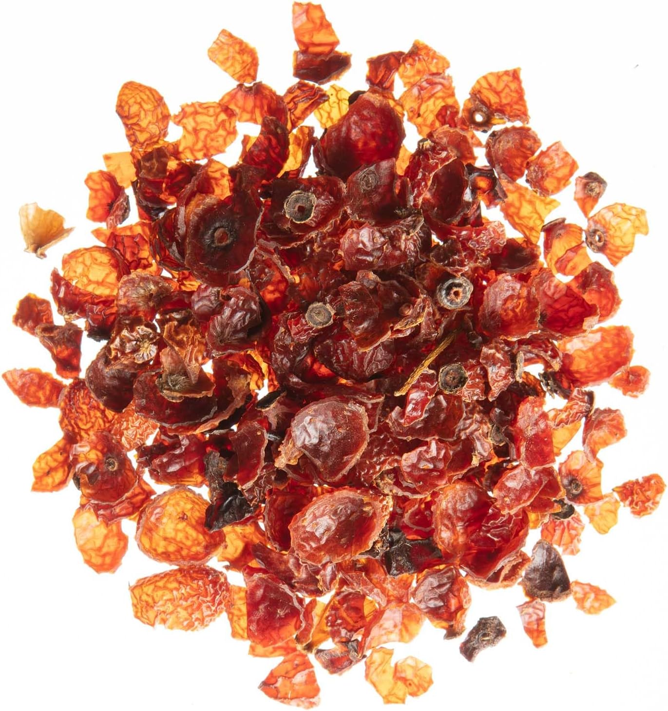Rose Hips Seedless Cut & Sifted, by Herb Co, Rosa Canina, From Chile, Kosher, for Herbal Tea Blends & Potpourri, 1 lb