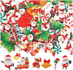 300 Edible Christmas Santa Children's Kids Party Decorations Style for Fairy or Cupcake Cake Toppers on Wafer/rice Paper