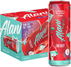 Alani Nu CHERRY SLUSH Ice Sugar Free, Low Calorie Energy Drinks | 200mg Caffeine | Antioxidants | Biotin, B Vitamins | Zero Sugar | 15 Calories or Less | 12 Oz Cans | 12 Count