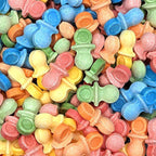 Bayside Candy Pacifiers Candy | Uncoated Fruit Flavored | Pacifier Shaped Pressed Candy (2LB)