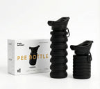PeeSport Premium Pee Bottle, Portable Urinal for Men & Women, Leakproof Collapsible Silicone Travel Urinal 1000ml, Spill Proof, Car Camping Bedside, Seen on Shark Tank