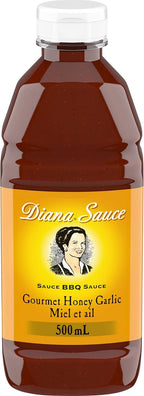 DIANA Sauce, Honey Garlic, 1ct, 500ml /16.9 oz {Imported from Canada}