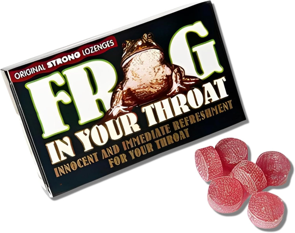 Simpkins Frog in Your Throat Original Throat Lozenges - Cough Drops for Adults for Sore Throat Relief - British Cough Drop Menthol Sore Throat Lozenges - Strong and Penetrating (1.4 oz)