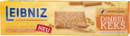 LEIBNIZ Crispy Spelt Biscuits 100% Spelt Flour Free Palm Oil (1 x 190g)