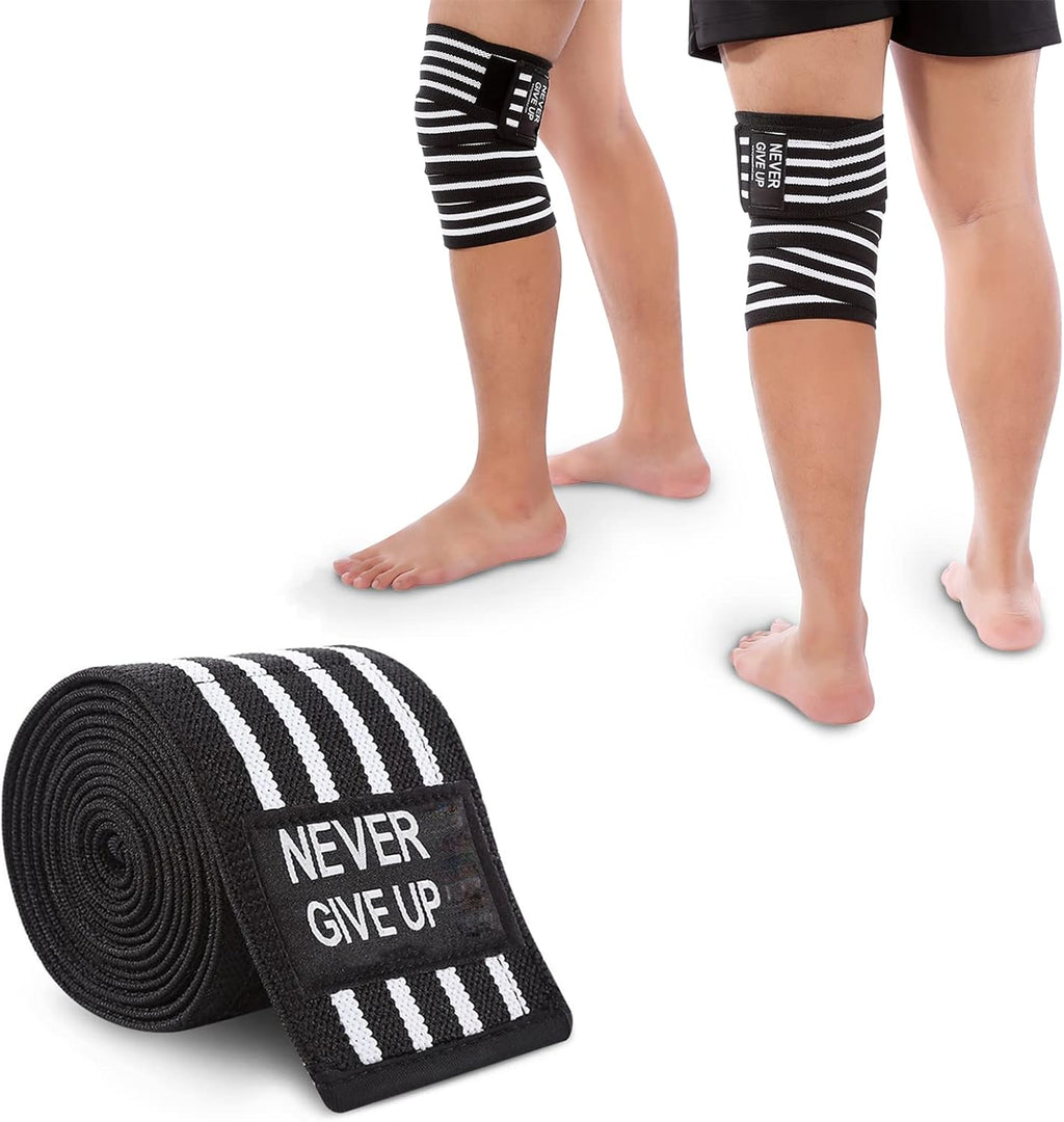 ZJchao Knee Compression Sleeve for Arthrosis and Knee Pain, Adjustable Fitness Knee Brace Support Patella Stabilizer for Sport Joint Meniscus Pain