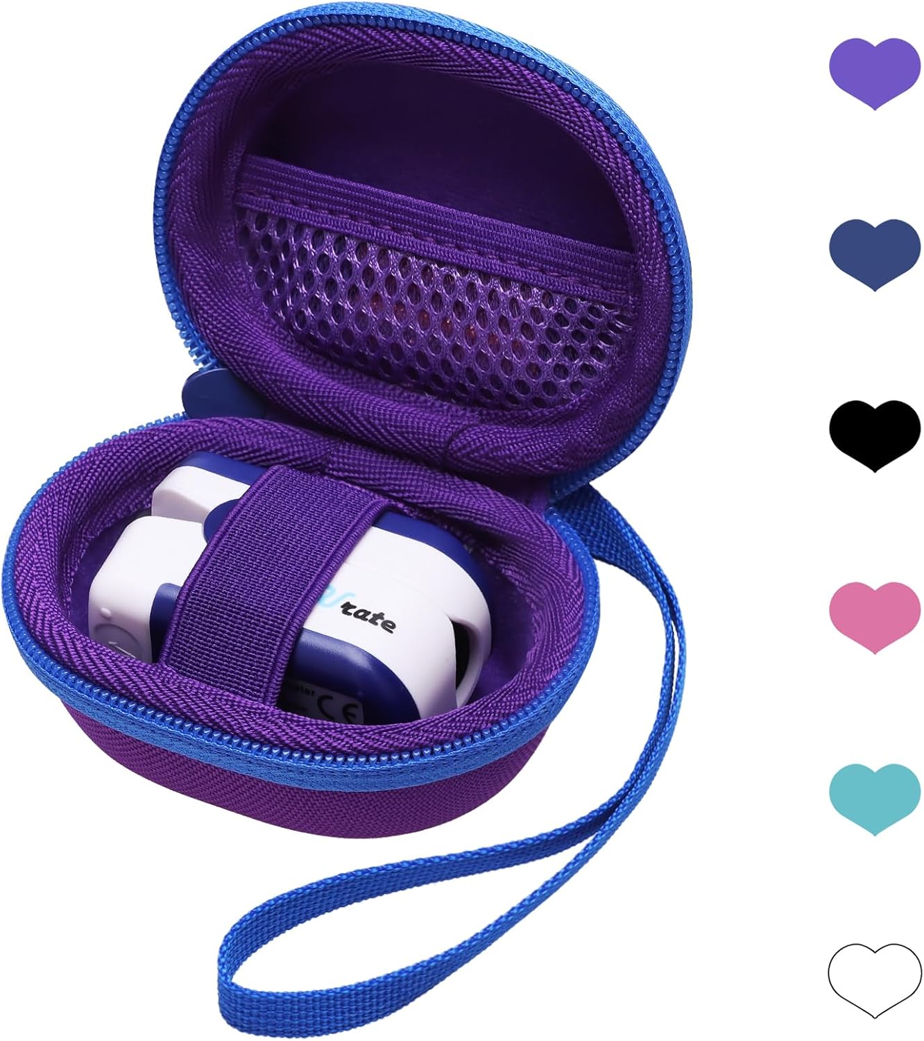 Purple Pulse Oximeter Case for Zacurate, Innovo, Vibeat, iHealth, Santamedical, Children Fingertip Pulse Oximeter Blood Oxygen Saturation Monitor (Case Only)