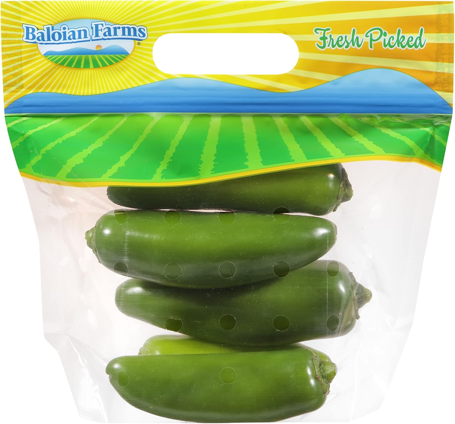 Baloian Farms, Jalapeno Peppers, 8 oz
