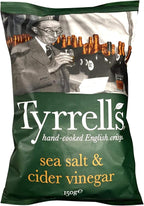 Tyrrells Chips Cider Vinegar & Sea Salt 150 g
