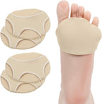 2 Pairs Thick Metatarsal Pads, Metatarsal Foot Pads for Women Men, Non Slip Ball of Foot Cushions Sleeves with Gel for Metatarsalgia(W5-8,M7-10)