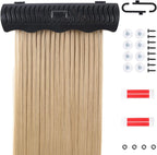 Hair Extension Holder holder for Washing,Styling, Packing and Storing,Hair Extension Holder holder for salons,bathrooms, beauty shops, cloakrooms.4 quick&easy Installation Modes With Tool.