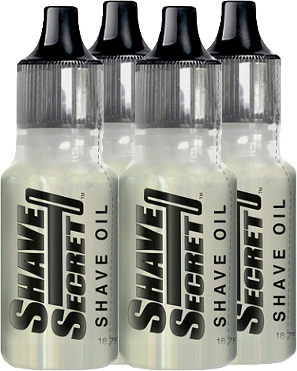 Shave Secret Shaving Oil - The Most Comfortable and Smoothest Shave Ever! 18.75Ml - 4 Pack