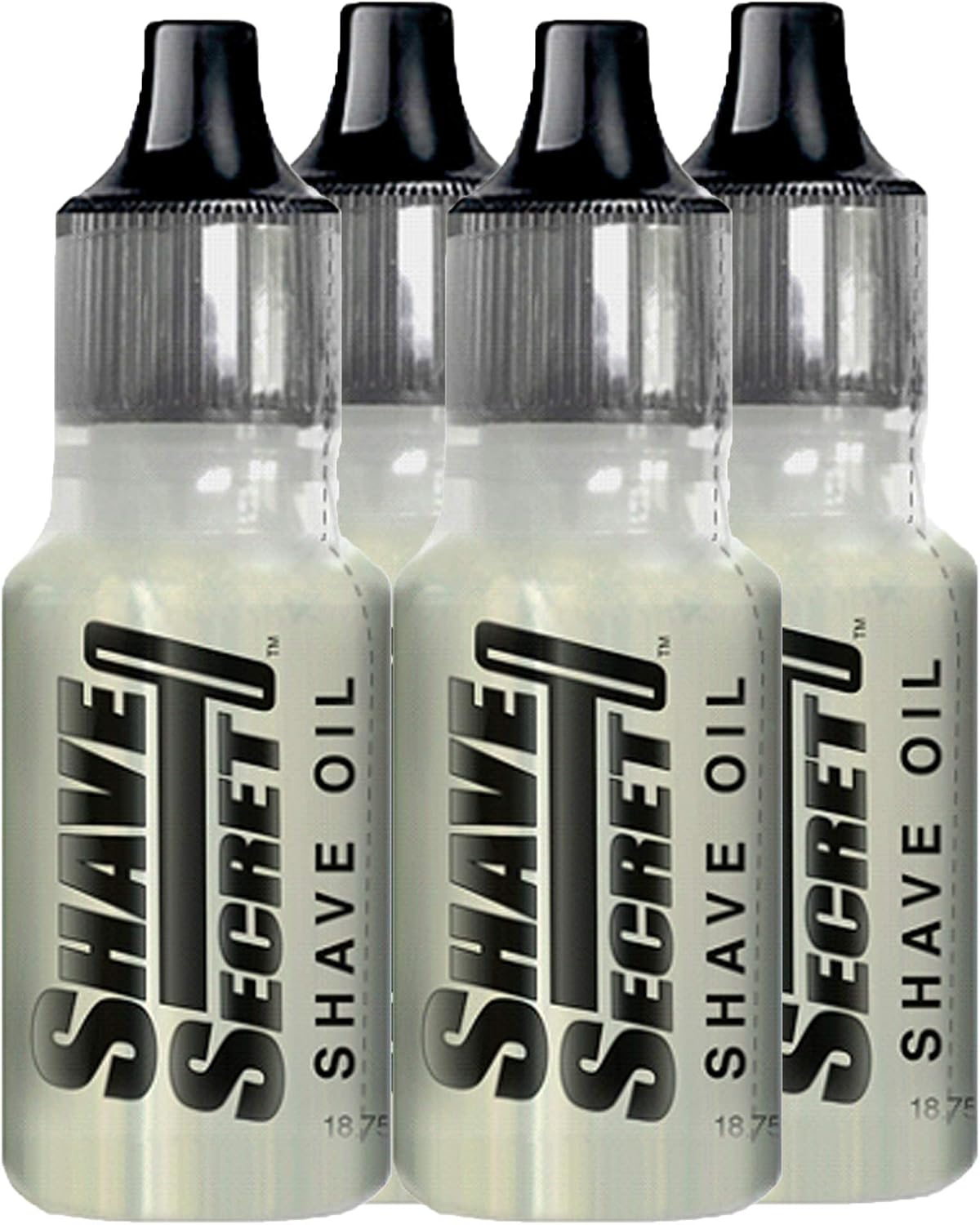 Shave Secret Shaving Oil - The Most Comfortable and Smoothest Shave Ever! 18.75Ml - 4 Pack