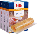 Comlinks LLC Gits Instant Mix Box - 600gm (Pack of 3 x 200gm) | Ready to Cook Indian Breakfast/Lunch/Dinner/Snack Meal | No Artificial Colors,Flavors,Preservatives,100 percent Vegetarian,Easy Recipe (Dosa)