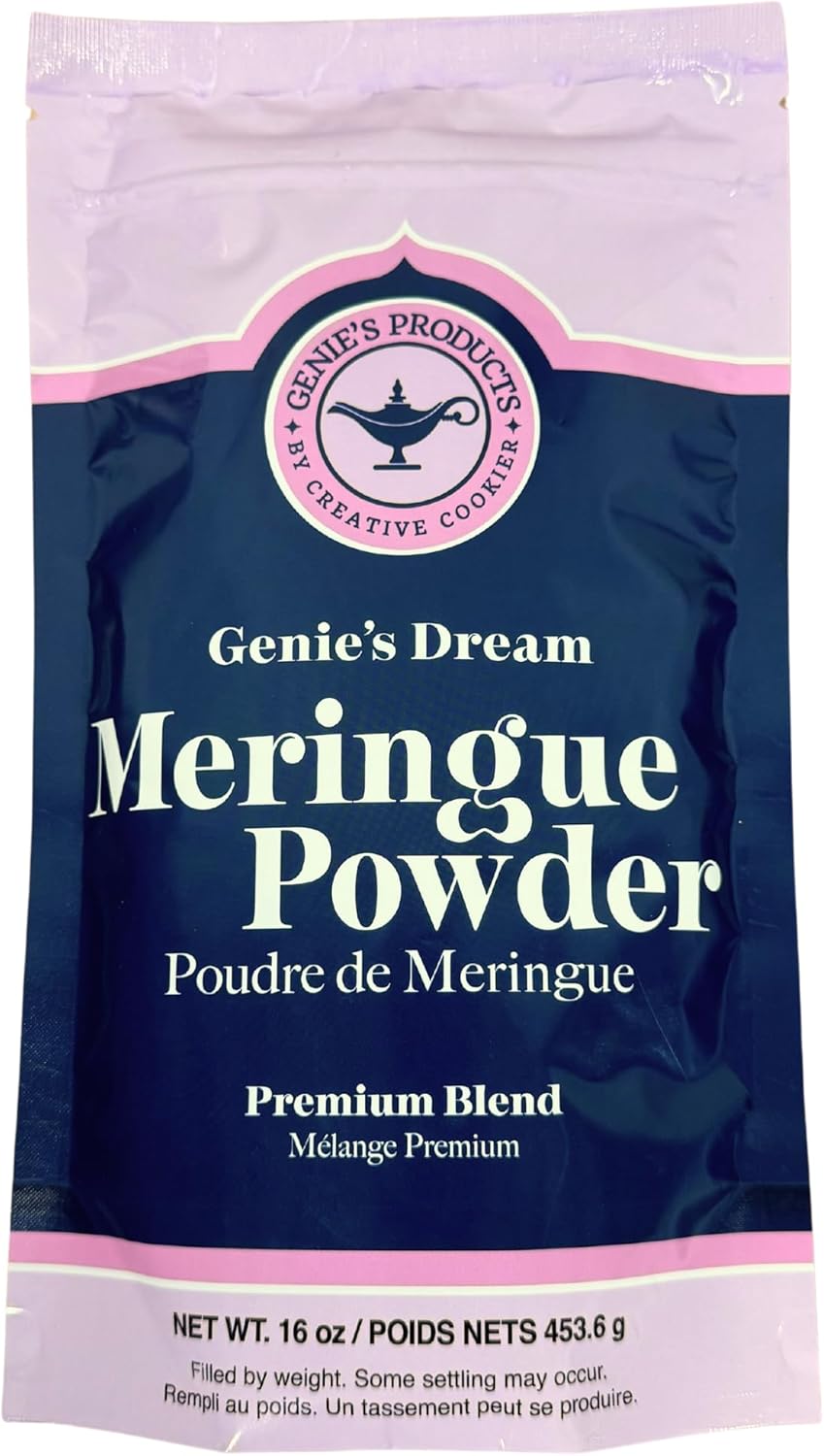 Genie's Dream Premium Meringue Powder, 16oz (1lb) pouch