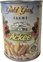 Authentic Jamaican Ackee in Brine 540g (19 oz) – Natural, Non-GMO, Ready to Cook – Premium Caribbean Ingredient for Saltfish – Traditional Island Food