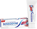 Sensodyne Cavity + Sensitivity Toothpaste, Fluoride Toothpaste for Sensitive Teeth and Cavity Protection, 2.7 oz
