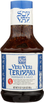 Soy Vay Veri Veri Teriyaki Marinade and Sauce, 21 Fluid Ounce -- 6 per case.6