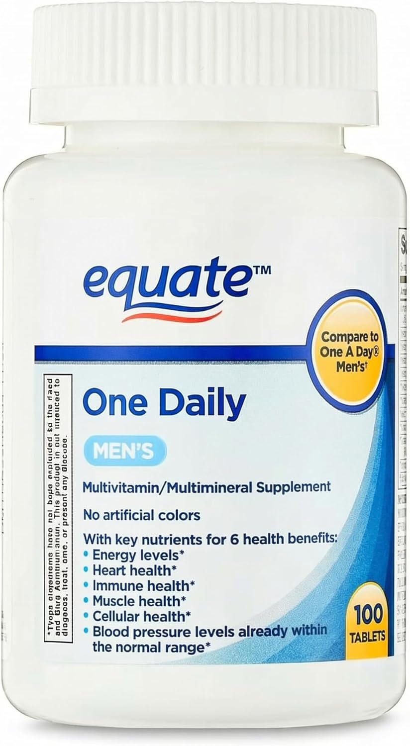 Multivitamin Men Tablets 100 Count – Mens Multivitamins Iron-Free Formula, Daily Vitamins Men, One Tablet Per Day