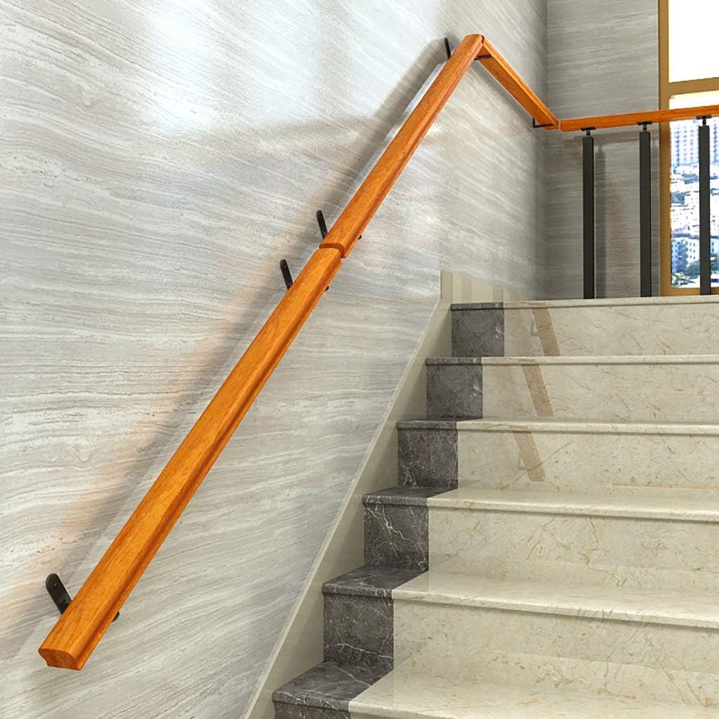 Handrail(30cm-600cm)-Complete Kit, Solid Wood Anti-Slip Stair Rail, Wall Mounted Home Indoor Loft Elderly Railings,Corridor Support Bar (Size : 600cm) (30cm)