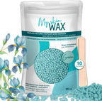 Stripless Wax beads 1.75 lbs, Hypoallergenic, Special for Sensitive Skin, Face and Body, Coarse Hair, Men, Women, Bikini, Brazilian, Green