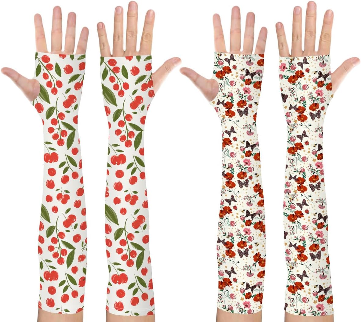 iRudyard Gardening Sleeves Uv Protection Sleeves Sun Protection Mangas Para Brazos Para Mujer Arm Covers 2Pcs