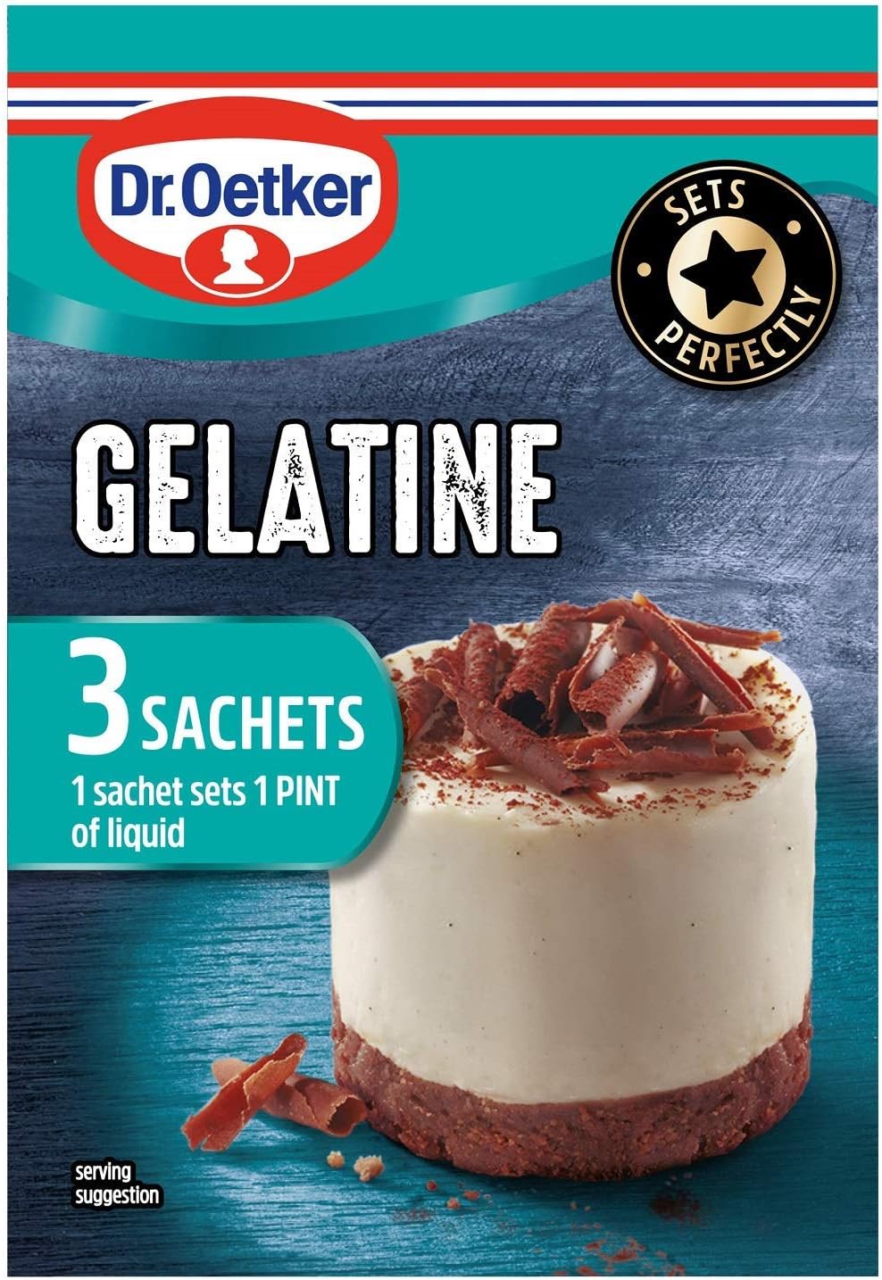 Dr. Oetker Gelatine - 36 g (3 Sachets x 12 g)