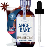 Pure Star Anise Extract for Baking and Mixology - 100 Servings Culinary Aromatics, Kosher, Keto Friendly, Vegan, Gluten-Free for Cooking, Desserts, Drinks (2 Oz Extract with Latex-Free Dropper)