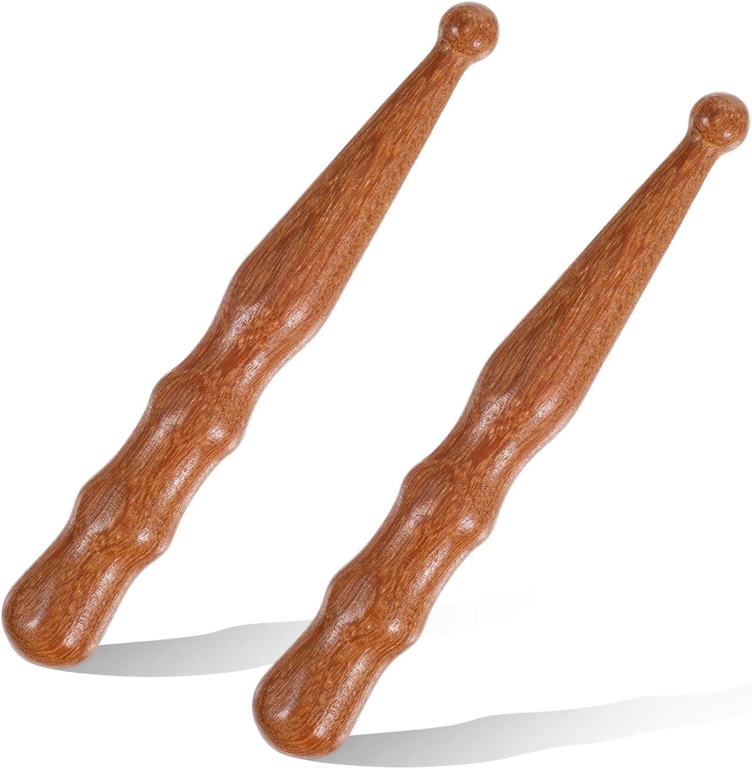 2Pcs Acupoint Massage Pen,Shimmeroo Wooden Massage Tools Acupressure Pen Traditional Pressure Point Tool for Relaxing Body Hand Foot