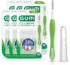 GUM Proxabrush Go-Betweens Tight Interdental Brushes – Soft Bristle Dental Picks for Plaque Removal, Health & Braces Care, 10 Count (Pack of 6) 60 Total