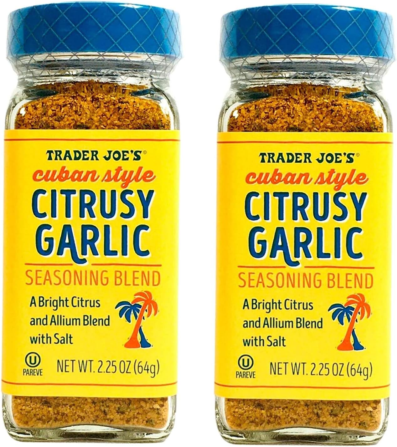 Trader Joe's Cuban Style Citrusy Garlic Seasoning Blend 2.25oz Two Pack
