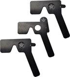 3 Pack Ophthalmic 14-Pinhole Eye Occluder for Vision Test, Portable Handheld Eye Exam Tool for Ophthalmologists Orthoptists and Optometrists Black