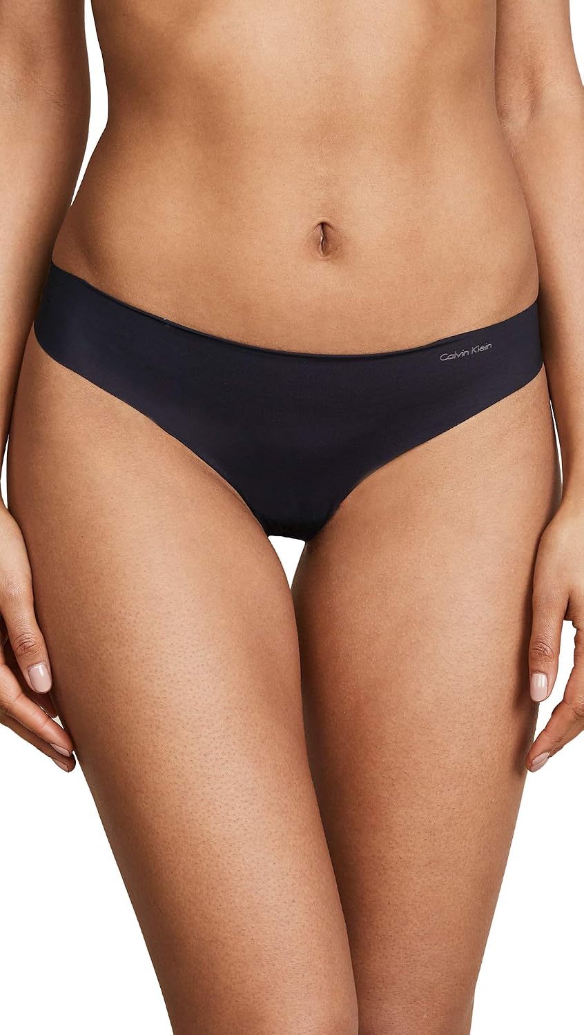 Calvin Klein Women's Invisibles Seamless Thong Panties, 3 Pack