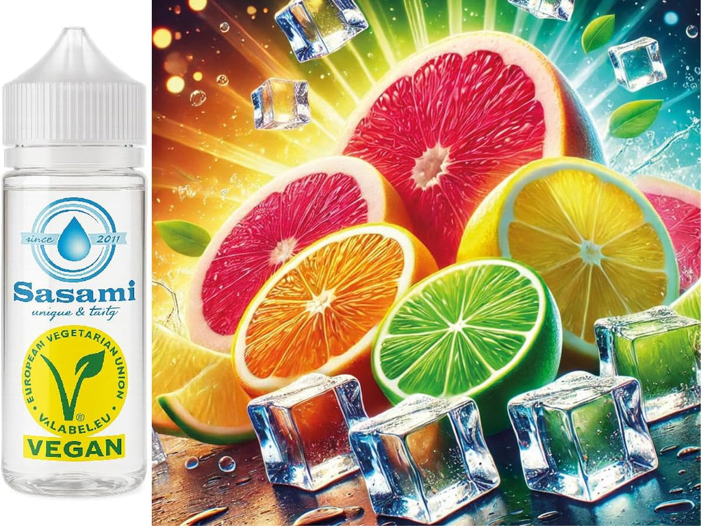 Citrus Avalanche - Lemon, Lime & Grapefruit Ice Flavor Concentrate - Vegan - Sasami - 10ml